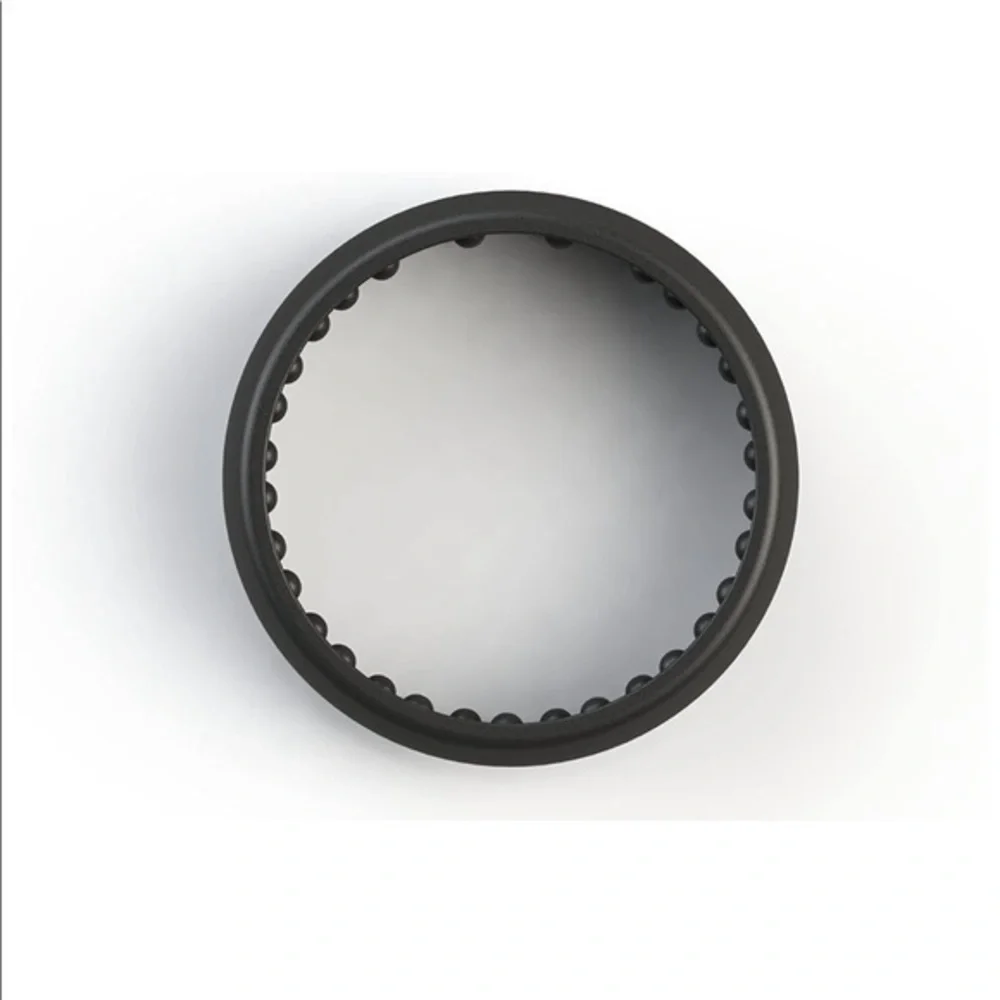New Silicone Wedding Band Ring in Slate Gray Size 9mm